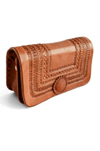 Aman - Hand-Carved Leather Crossbody Bag