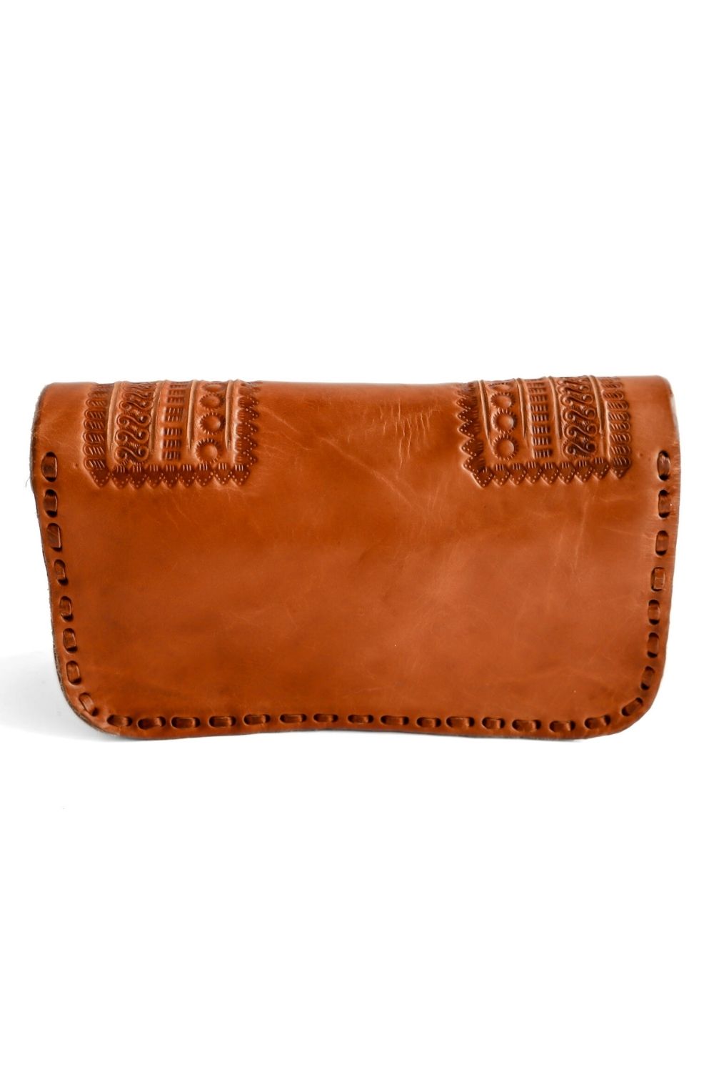 Aman - Hand-Carved Leather Crossbody Bag