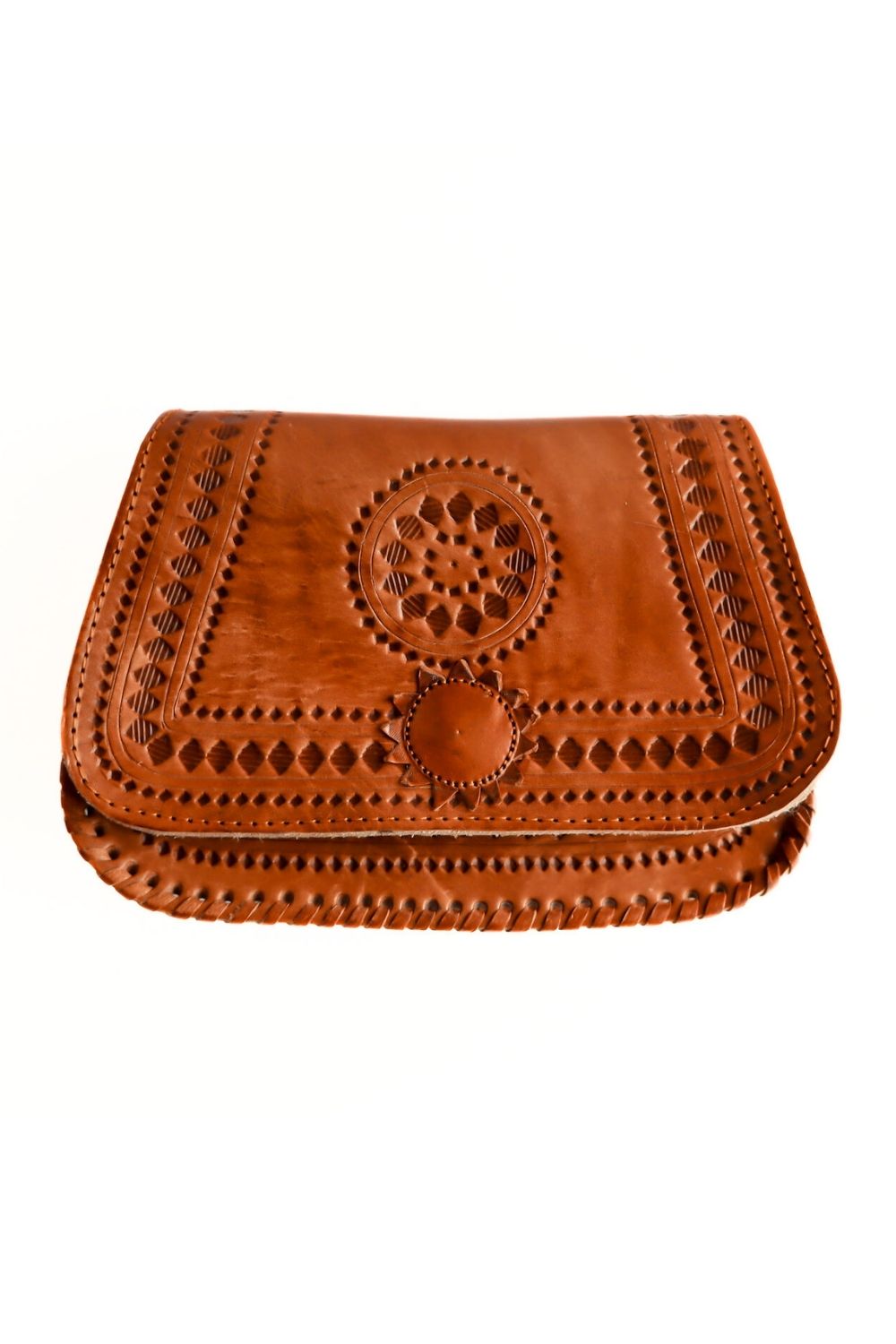Cairo - Hand-Tooled Leather Crossbody Bag