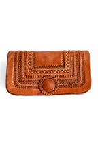 Aman - Hand-Carved Leather Crossbody Bag