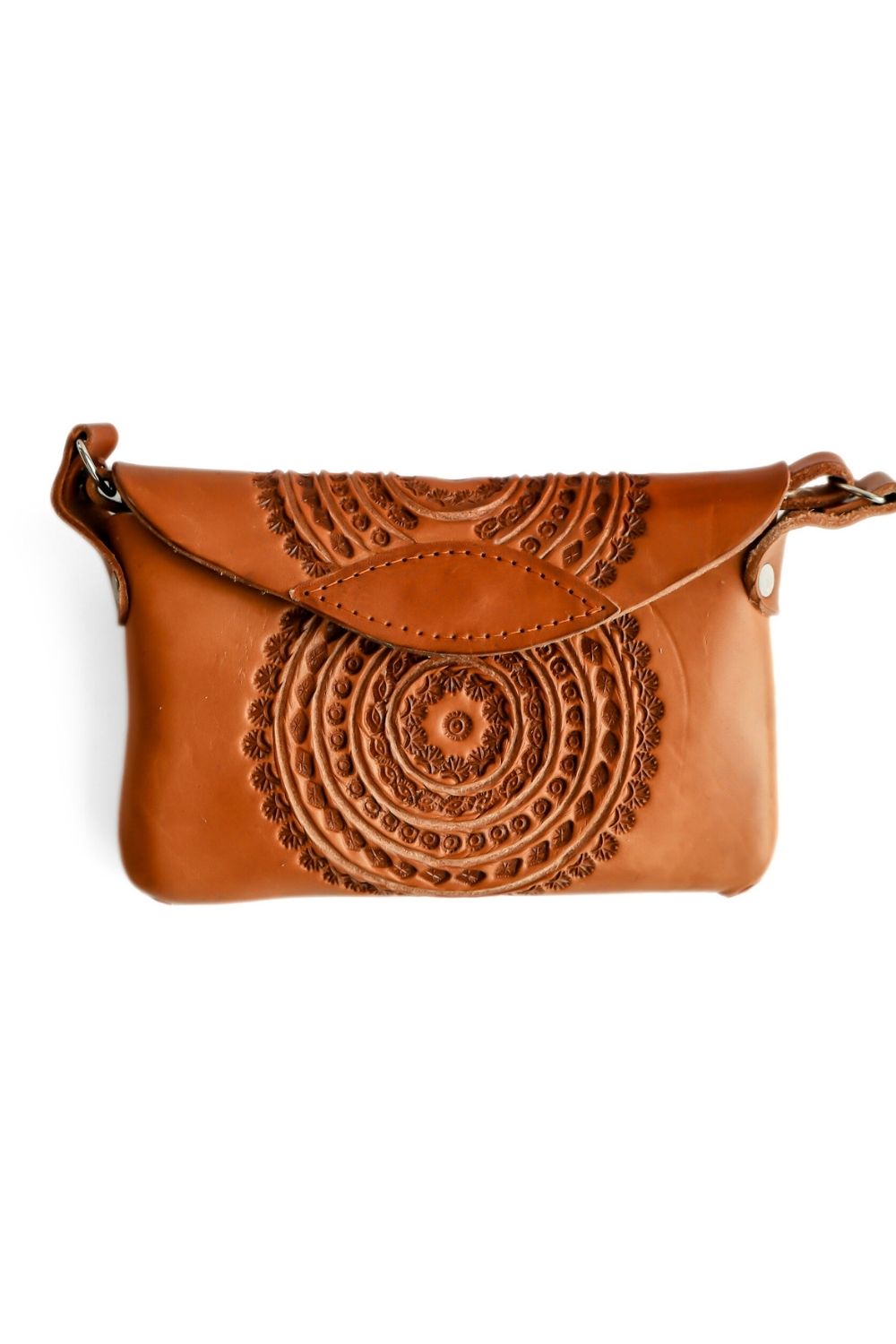 Mosul - Hand-Tooled Leather Crossbody Bag
