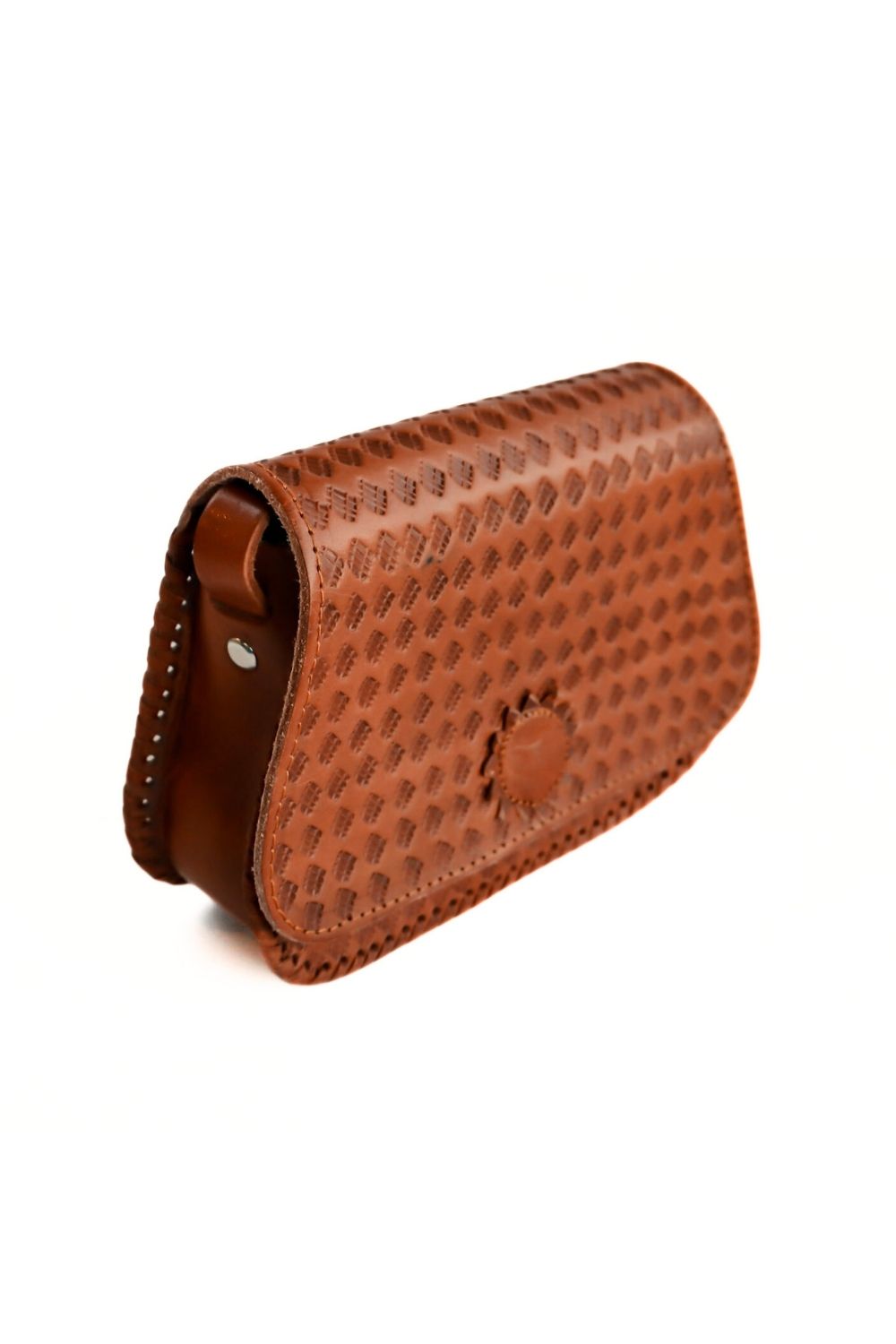 Cairo - Hand-Tooled Leather Crossbody Bag