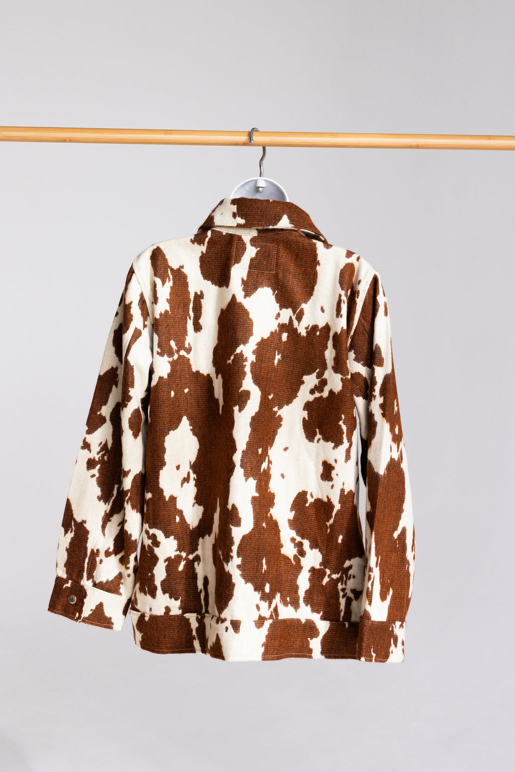 Cow Print Western Shacket - Handmade