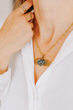 St. Michael Sacred Heart – Handmade Necklace