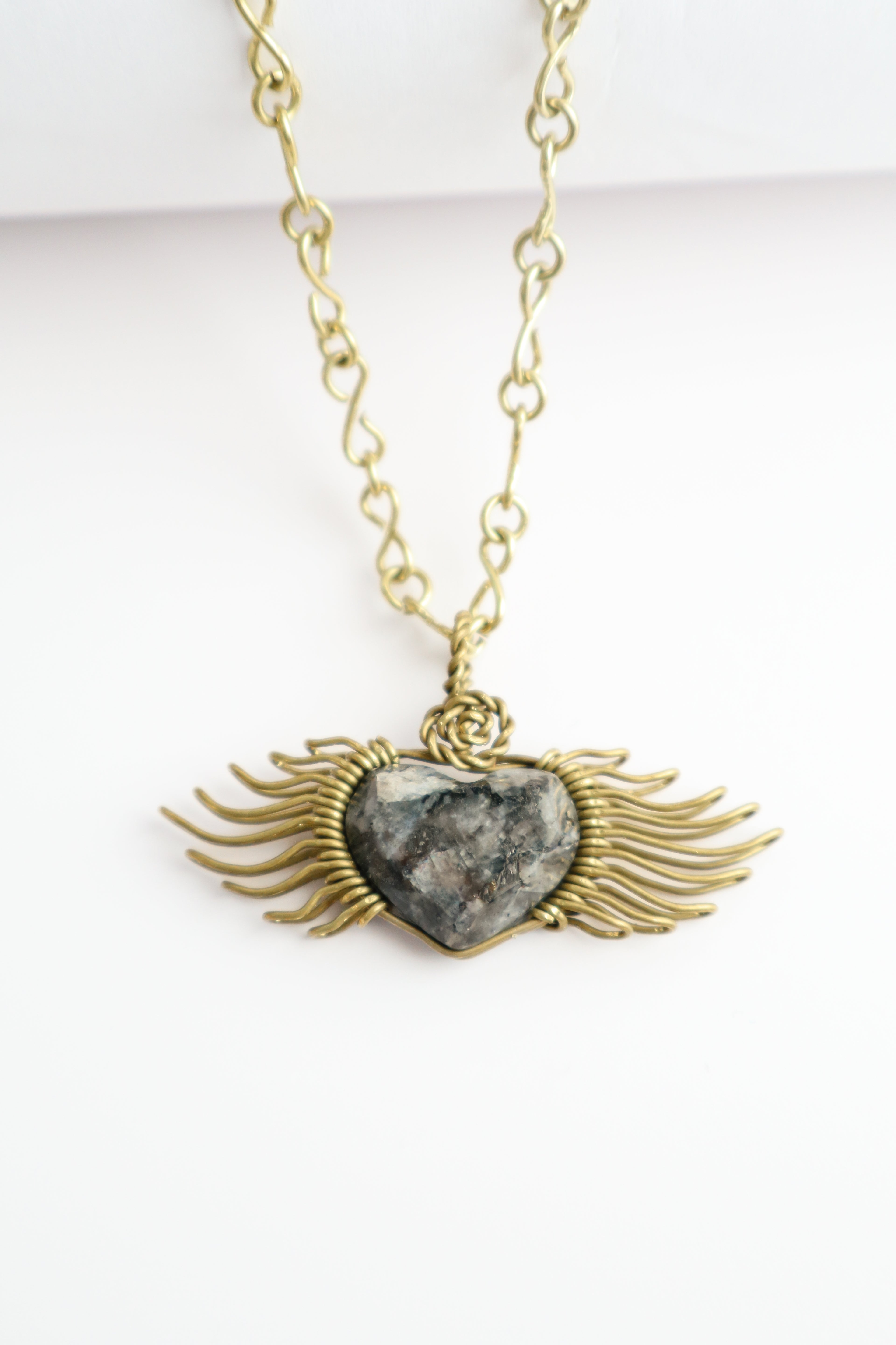 St. Michael Sacred Heart – Handmade Necklace