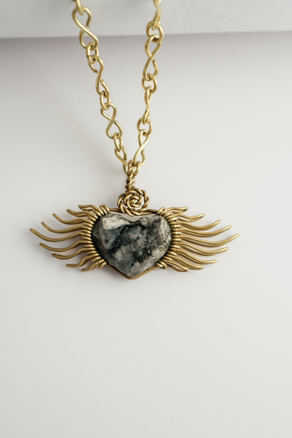 St. Michael Sacred Heart – Handmade Necklace