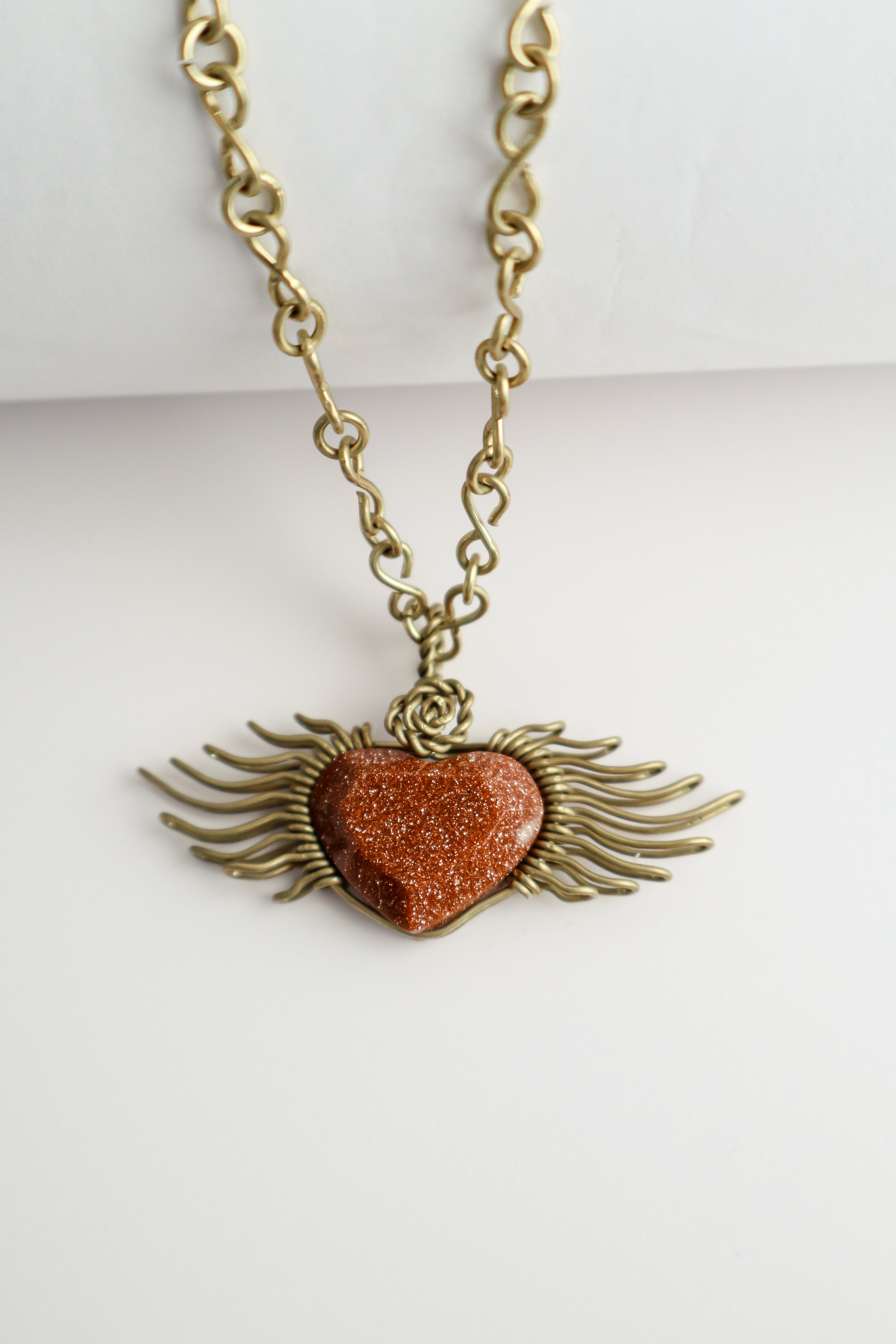 St. Michael Sacred Heart – Handmade Necklace