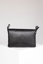 Amedi Black Desert - Leather & Cowhide Crossbody - Mama Ponchos