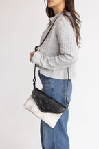 Amedi Black Desert - Leather & Cowhide Crossbody - Mama Ponchos