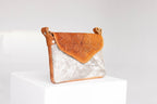 Amedi - Hand - Tooled Leather & Cowhide Crossbody - Mama Ponchos