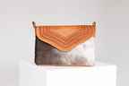 Amedi - Hand - Tooled Leather & Cowhide Crossbody - Mama Ponchos