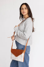Amedi Plains - Leather & Cowhide Crossbody - Mama Ponchos