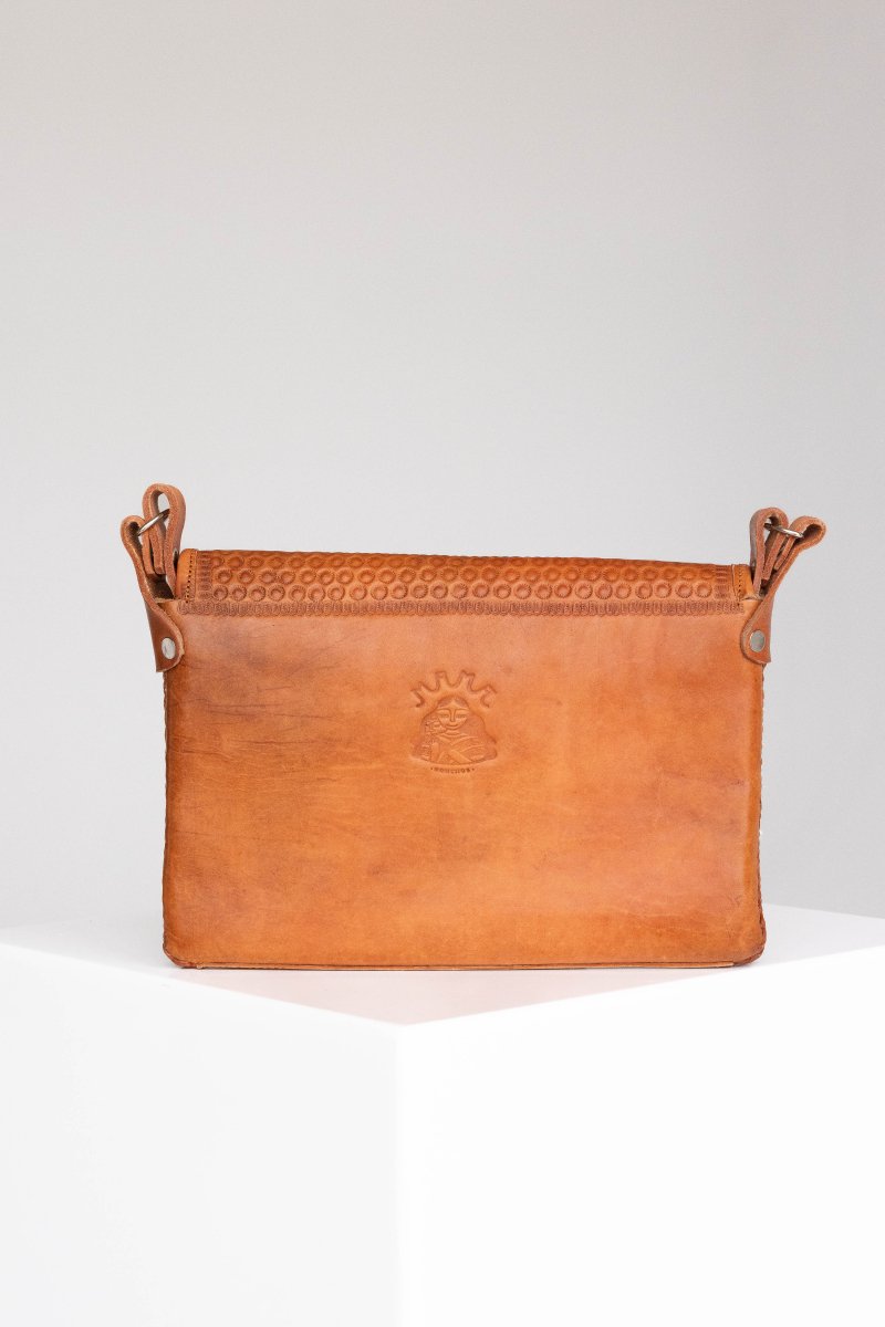Amedi Plains - Leather & Cowhide Crossbody - Mama Ponchos