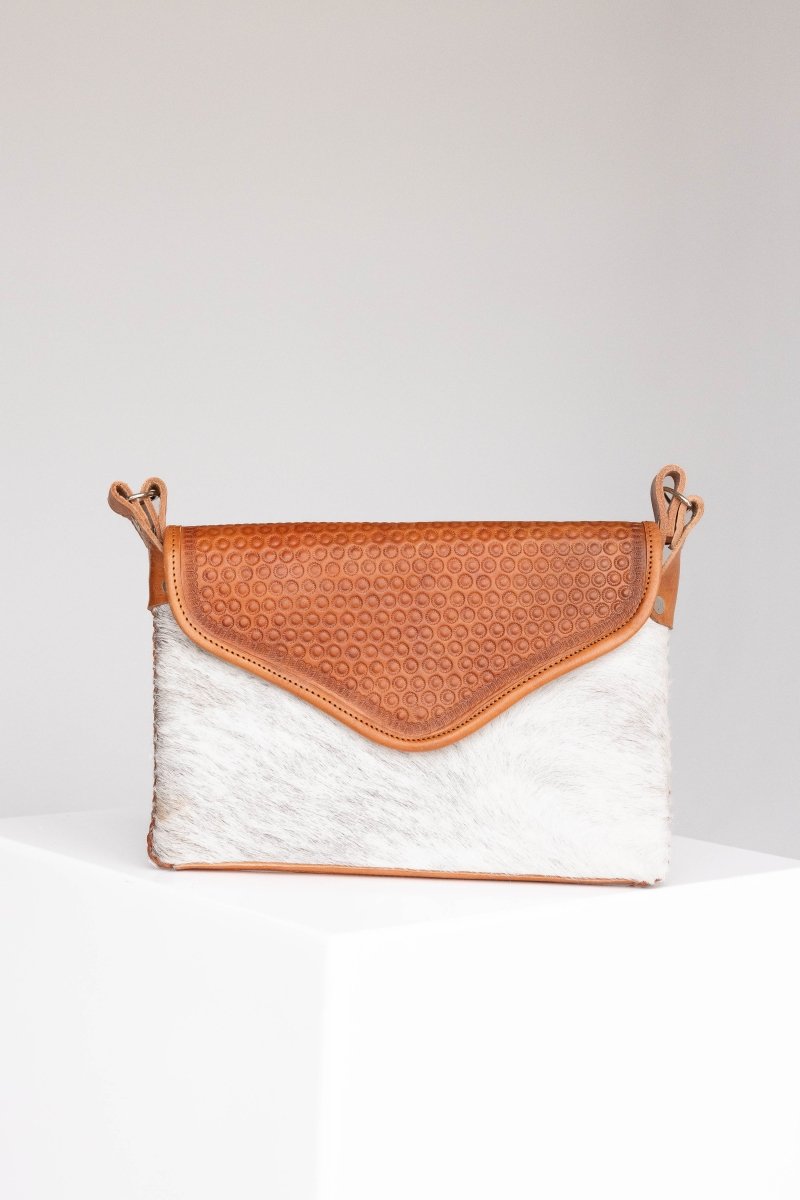 Amedi Plains - Leather & Cowhide Crossbody - Mama Ponchos