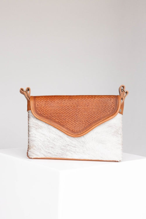 Amedi Plains - Leather & Cowhide Crossbody - Mama Ponchos