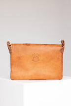 Amedi Two Flowers - Leather & Cowhide Crossbody - Mama Ponchos