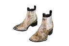 Aurora Cowhide Ankle Boots | Size 7 US - Mama Ponchos