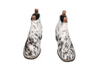 Aurora Cowhide Ankle Boots | Size 8 US - Mama Ponchos
