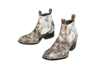 Aurora Cowhide Ankle Boots | Size 8 US - Mama Ponchos
