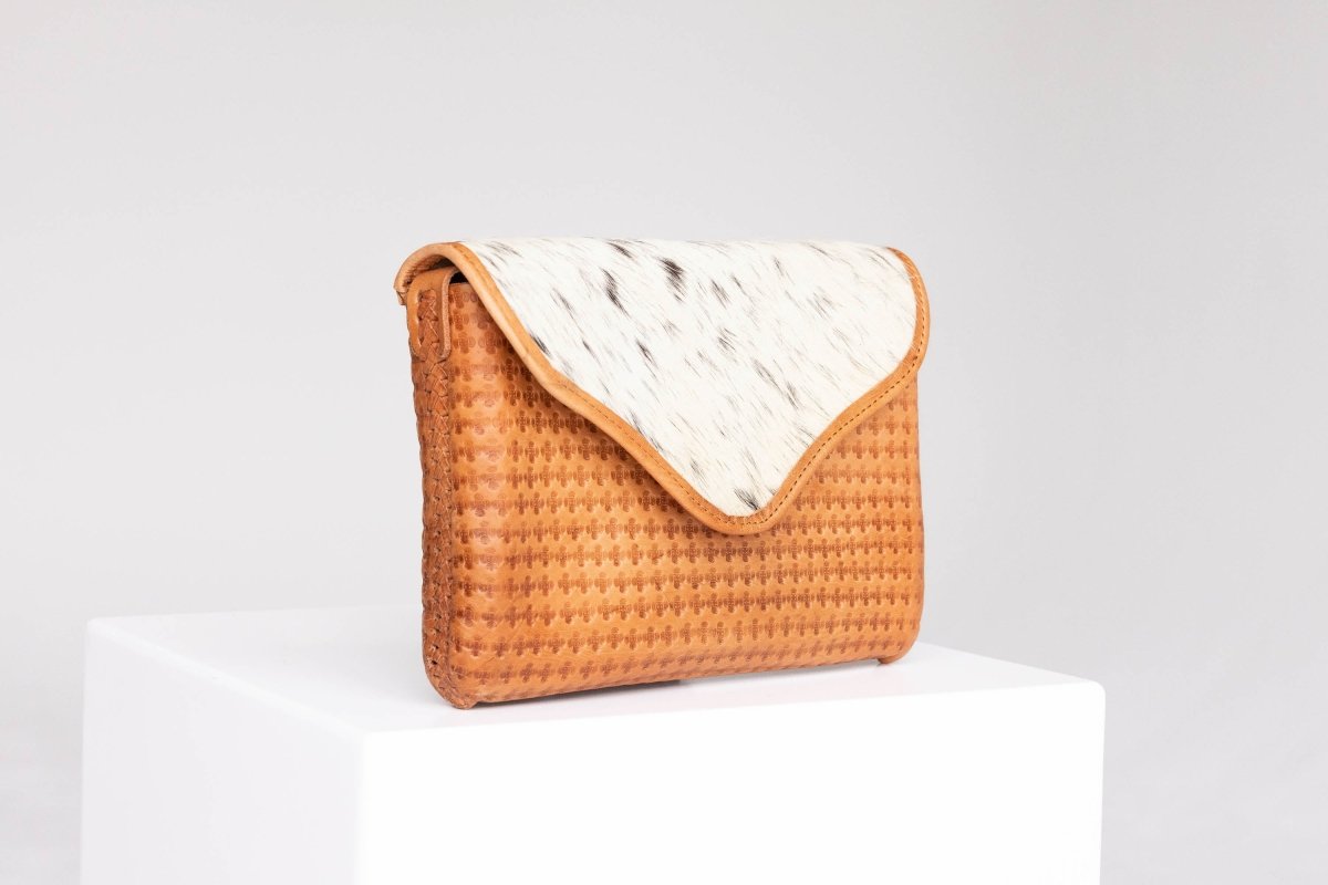 Baalbek - Leather & Cowhide Western Purse - Mama Ponchos