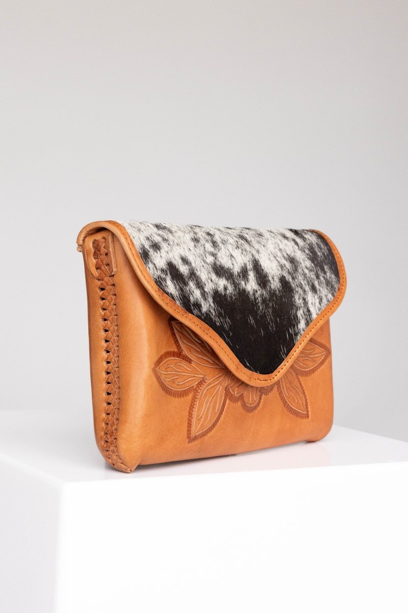 Baalbek - Leather & Cowhide Western Purse - Mama Ponchos