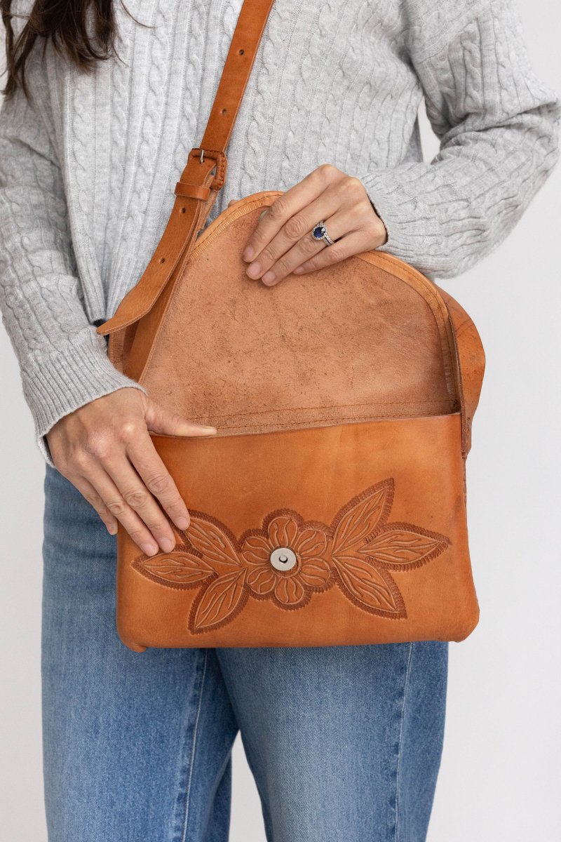 Baalbek - Leather & Cowhide Western Purse - Mama Ponchos