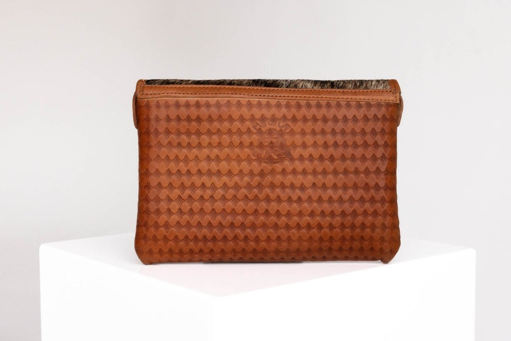 Baalbek - Leather & Cowhide Western Purse - Mama Ponchos