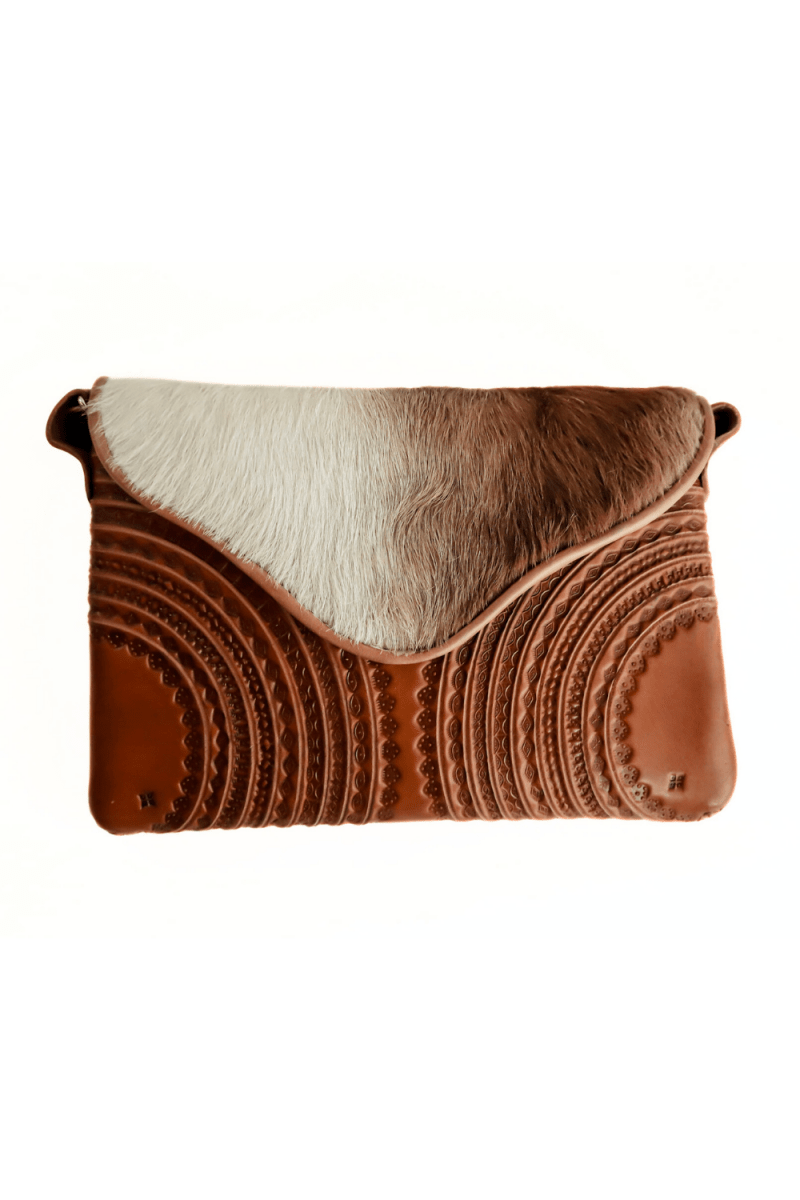 Baalbek - Leather & Cowhide Western Purse - Mama Ponchos LLC