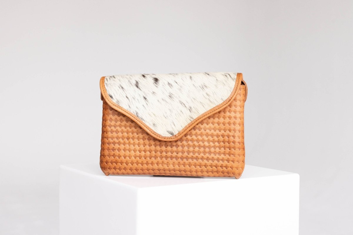 Baalbek - Leather & Cowhide Western Purse - Mama Ponchos