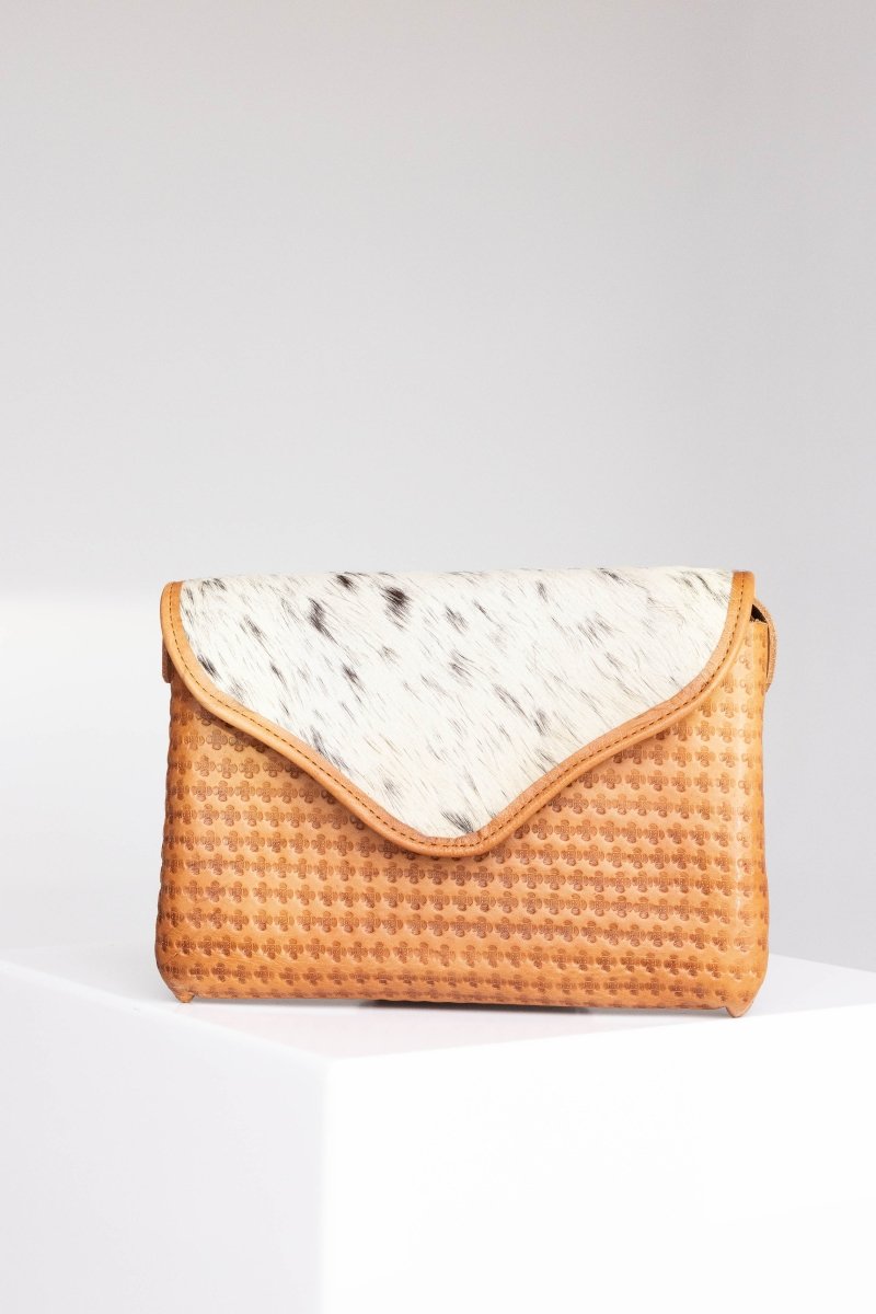 Baalbek - Leather & Cowhide Western Purse - Mama Ponchos