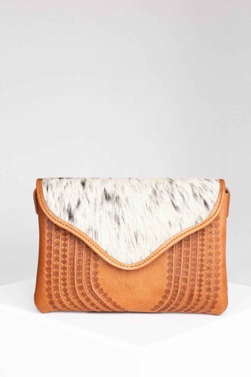 Baalbek - Leather & Cowhide Western Purse - Mama Ponchos
