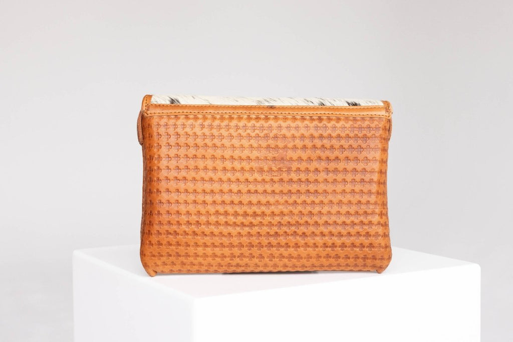 Baalbek - Leather & Cowhide Western Purse - Mama Ponchos