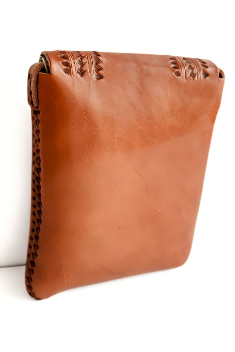 Jordan - Leather Crossbody Bag - Mama Ponchos LLC