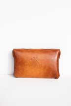 Mosul - Hand - Tooled Leather Crossbody Bag - Mama Ponchos