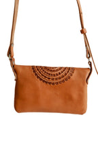 Mosul - Hand - Tooled Leather Crossbody Bag - Mama Ponchos LLC