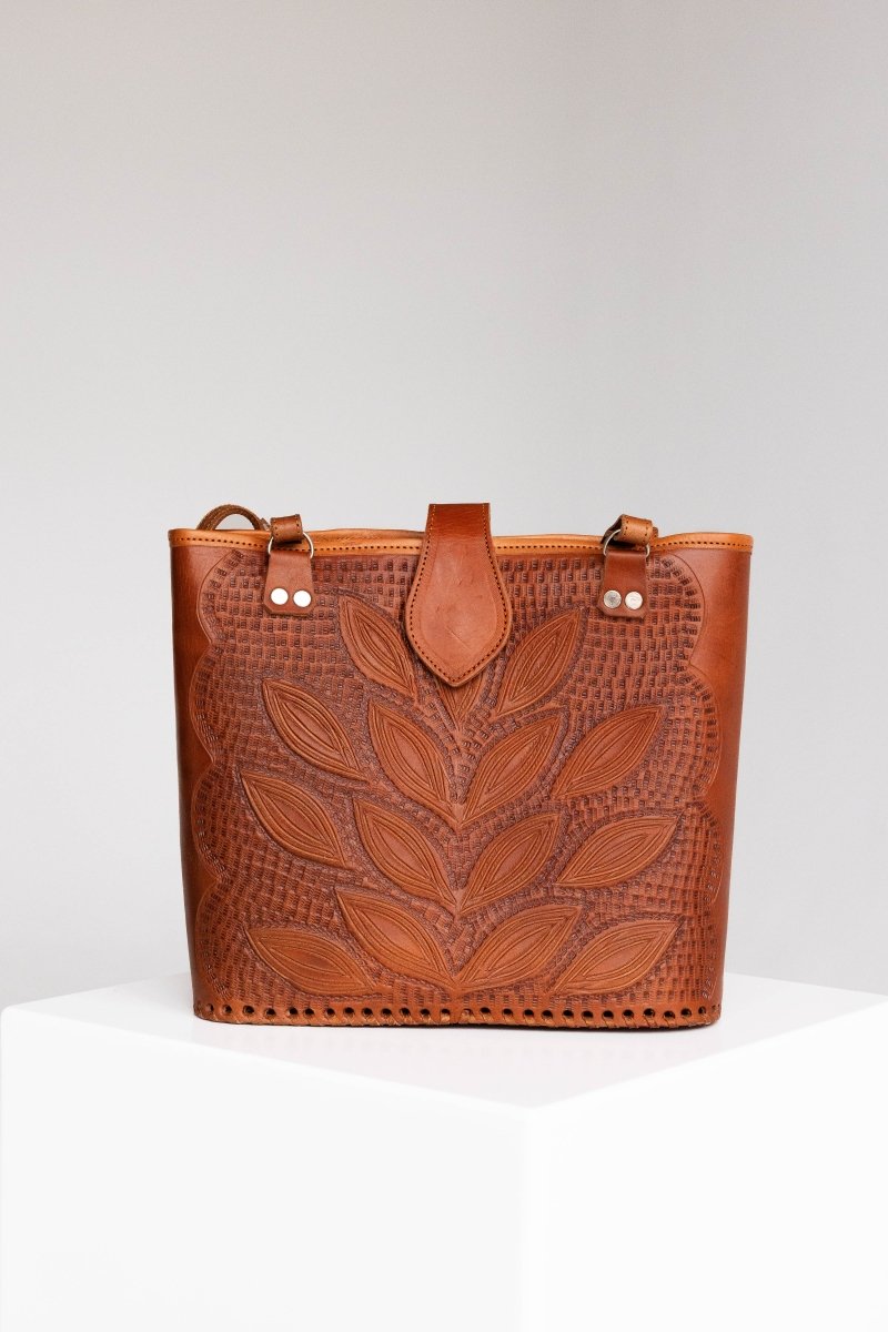 Muscat - Hand - Carved Leather - Mama Ponchos