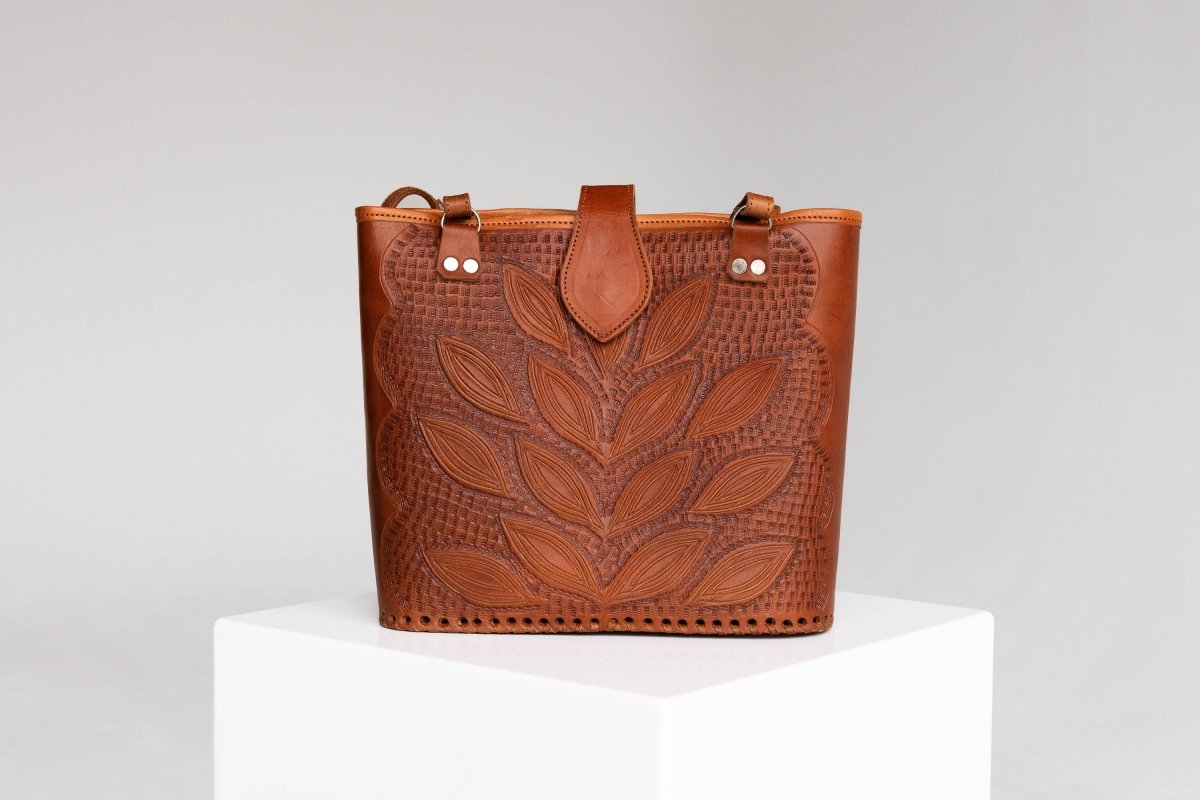 Muscat - Hand - Carved Leather - Mama Ponchos