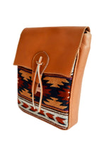 Native - Leather & Textile Crossbody Bag - Mama Ponchos LLC