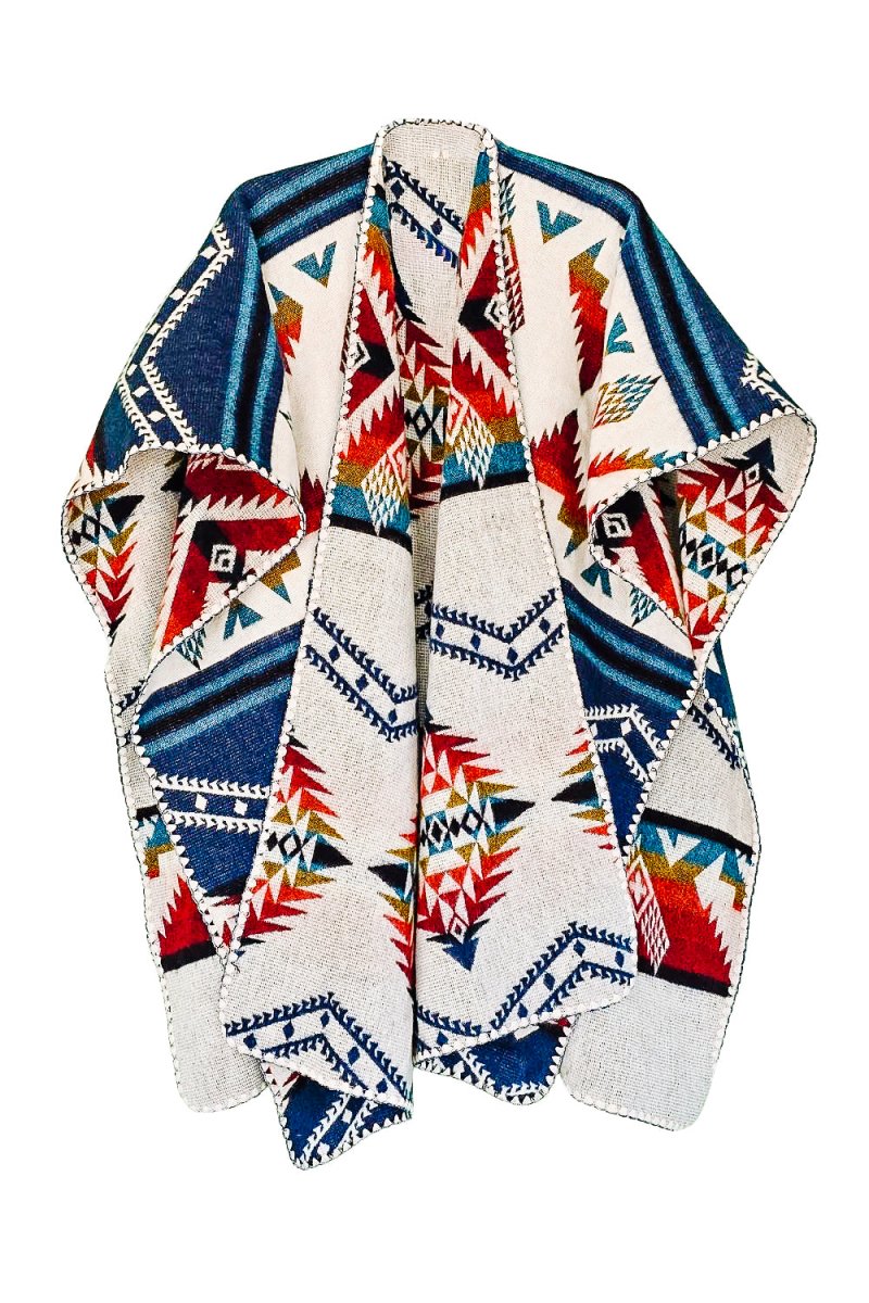 Poncho Chasca – Handmade Reversible for Men and Women - Mama Poncho LLC