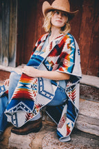 Poncho Chasca – Handmade Reversible for Men and Women - Mama Poncho LLC