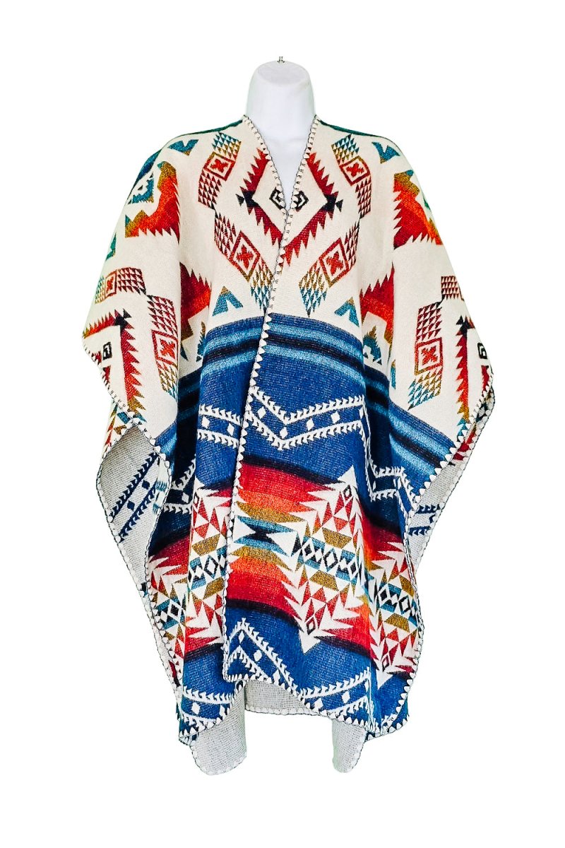 Poncho Chasca – Handmade Reversible for Men and Women - Mama Poncho LLC