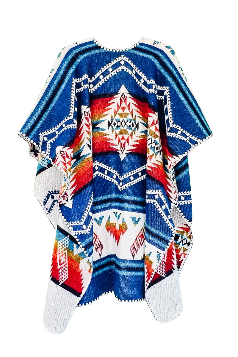 Poncho Chasca – Handmade Reversible for Men and Women - Mama Poncho LLC