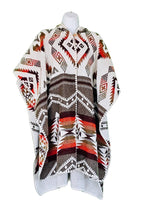 Poncho Inti – Handmade Reversible Poncho with Hood - Mama Poncho LLC