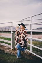 Poncho Rodeo – Reversible Handmade Unisex Poncho - Mama Poncho LLC