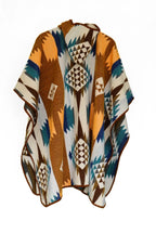 Sedona Sunset Reversible Poncho - Mama Ponchos