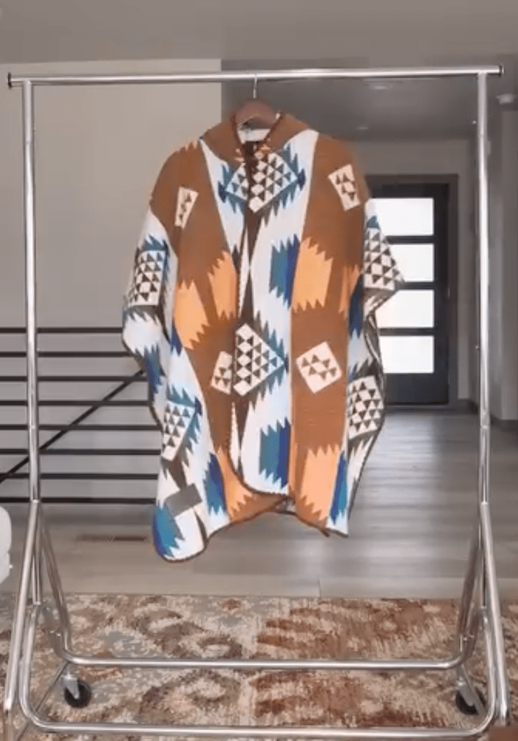 Sedona Sunset Reversible Poncho - Mama Ponchos