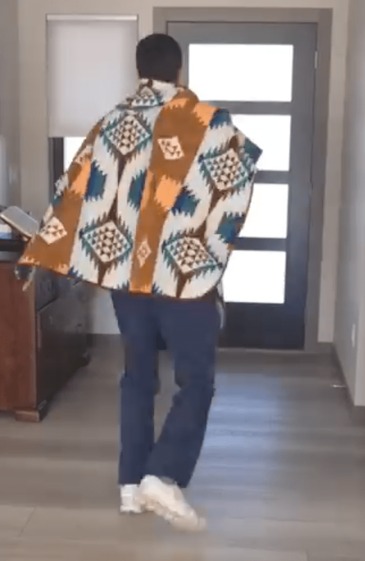 Sedona Sunset Reversible Poncho - Mama Ponchos