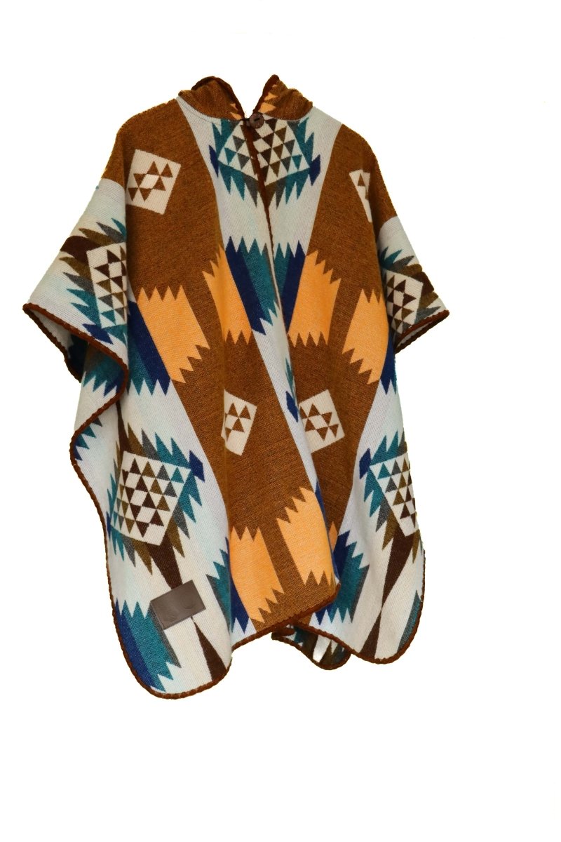 Sedona Sunset Reversible Poncho - Mama Ponchos