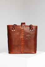 Spearfish - Hand - Carved Leather Bag - Mama Ponchos