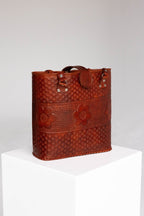 Spearfish - Hand - Carved Leather Bag - Mama Ponchos